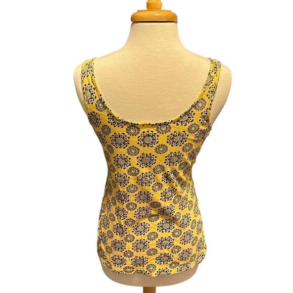 GAP Factory Yellow Patterned Tank Top Small - Picture 4 of 7